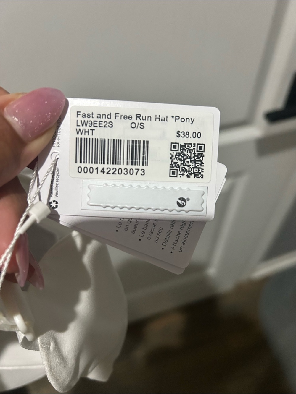 lululemon athletica Fast and Free Run Hat - White